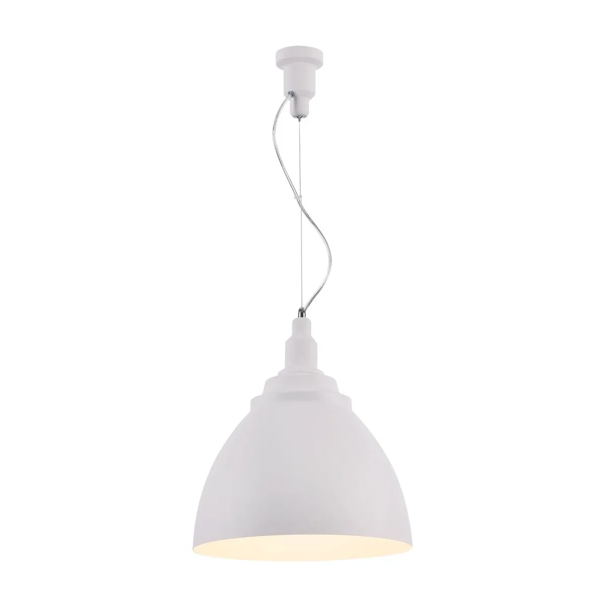 P535PL-01W Подвесной Светильник Pendant 0K 120° IP 20 Металл E27 Белый 60Вт