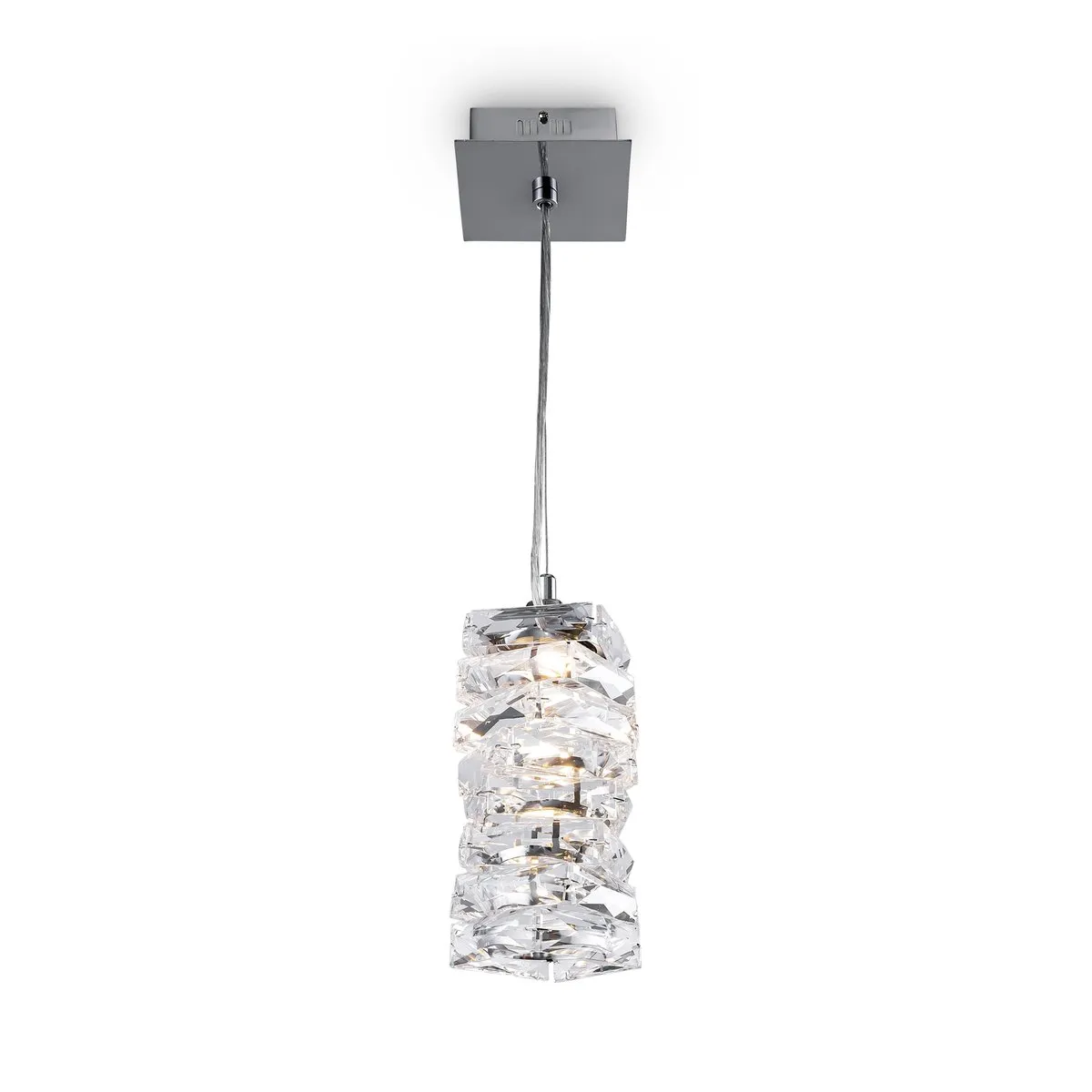 MOD124PL-L3CH3K Подвесной Светильник Modern 3000K 360.0° IP 20 Нержавеющая Сталь, Стекло LED Хром Прозрачный