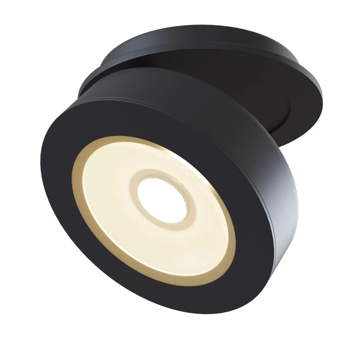 DL2003-L12B4K Встраиваемый Светильник Downlight 4000K 36.0° IP 20 Алюминий LED Черный 12Вт