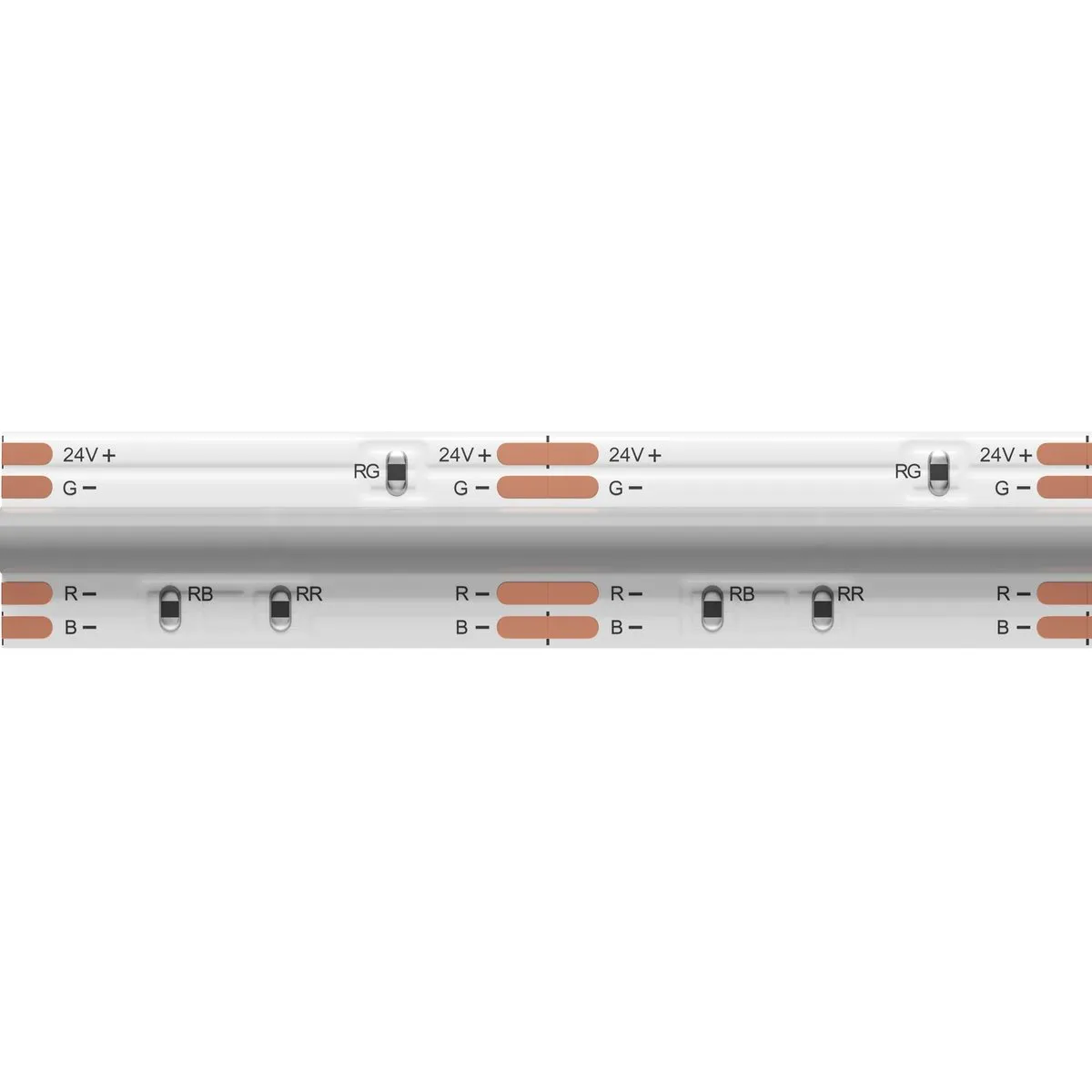 201217 Светильник Светодиодная лента Ultra -K 120.0° IP 20 Медь LED Белый 14Вт 5м