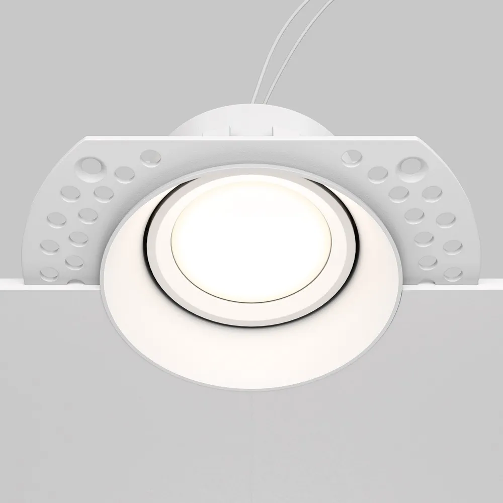 DL042-01-RD-W Встраиваемый Светильник Downlight 0K 120° IP 20 Алюминий GU10 Белый