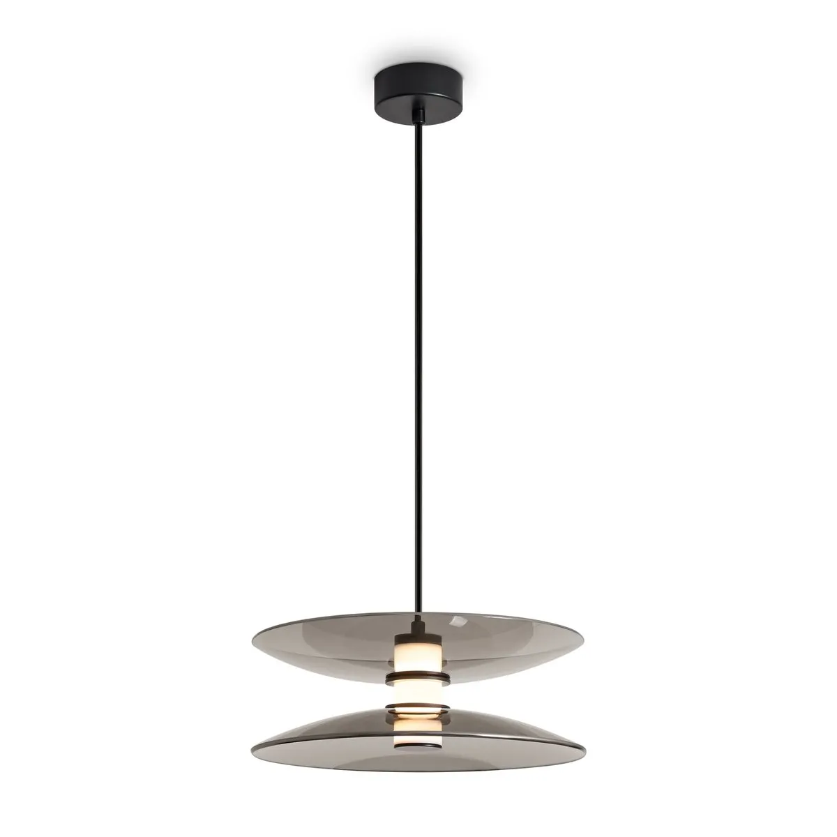 FR5537PL-L6B1 Подвесной Светильник Modern 3000K 120.0° IP 20 Металл, Стекло LED Черный Дымчатый 6Вт