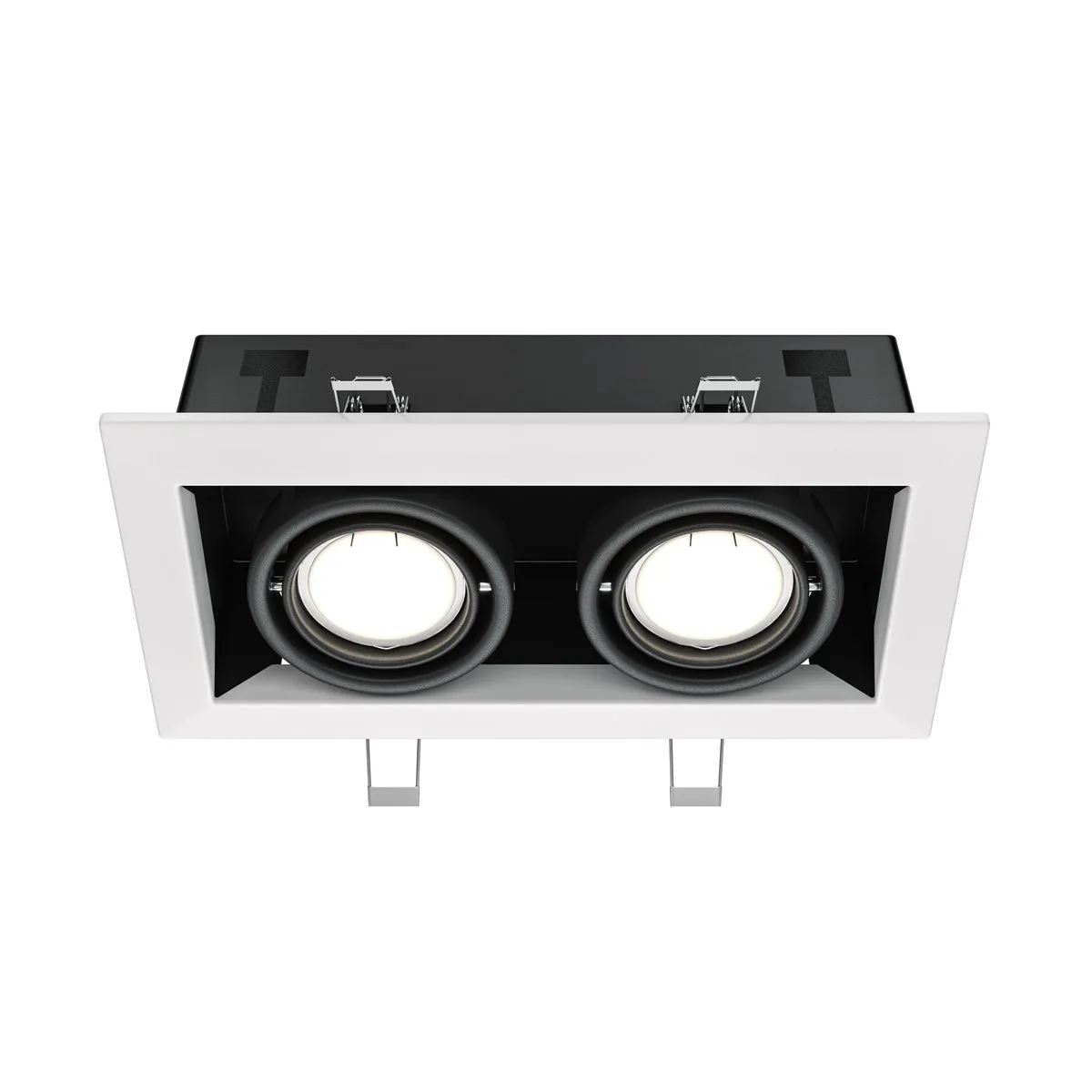 DL008-2-02-W Встраиваемый Светильник Downlight 0K 120° IP 20 Металл GU10 Белый