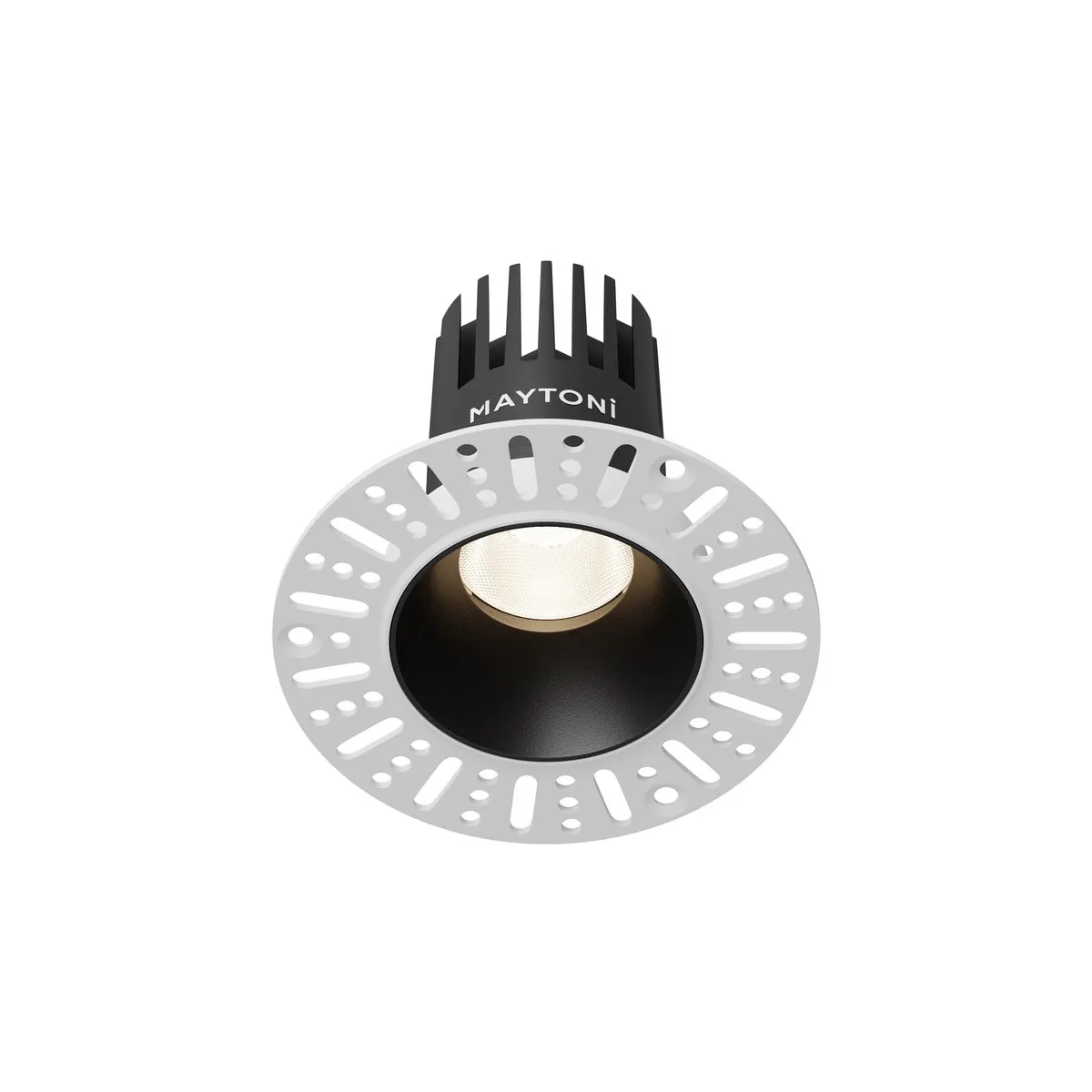 DL119-10W-4K-TRS-B Встраиваемый Светильник Downlight 4000K 50.0° IP 20 Алюминий LED Черный 10Вт