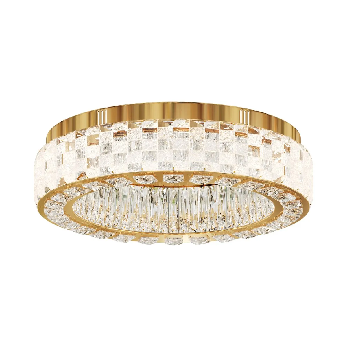 MOD336CL-L100G3K Потолочный Светильник Modern 3000K 120.0° IP 20 Металл, Хрусталь LED Золото Прозрачный 32Вт