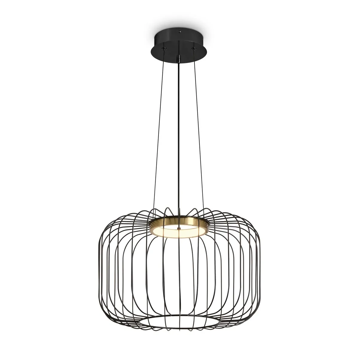 FR5398PL-L8B Подвесной Светильник Modern 3000K 120.0° IP 20 Металл LED Черный Латунь 10Вт