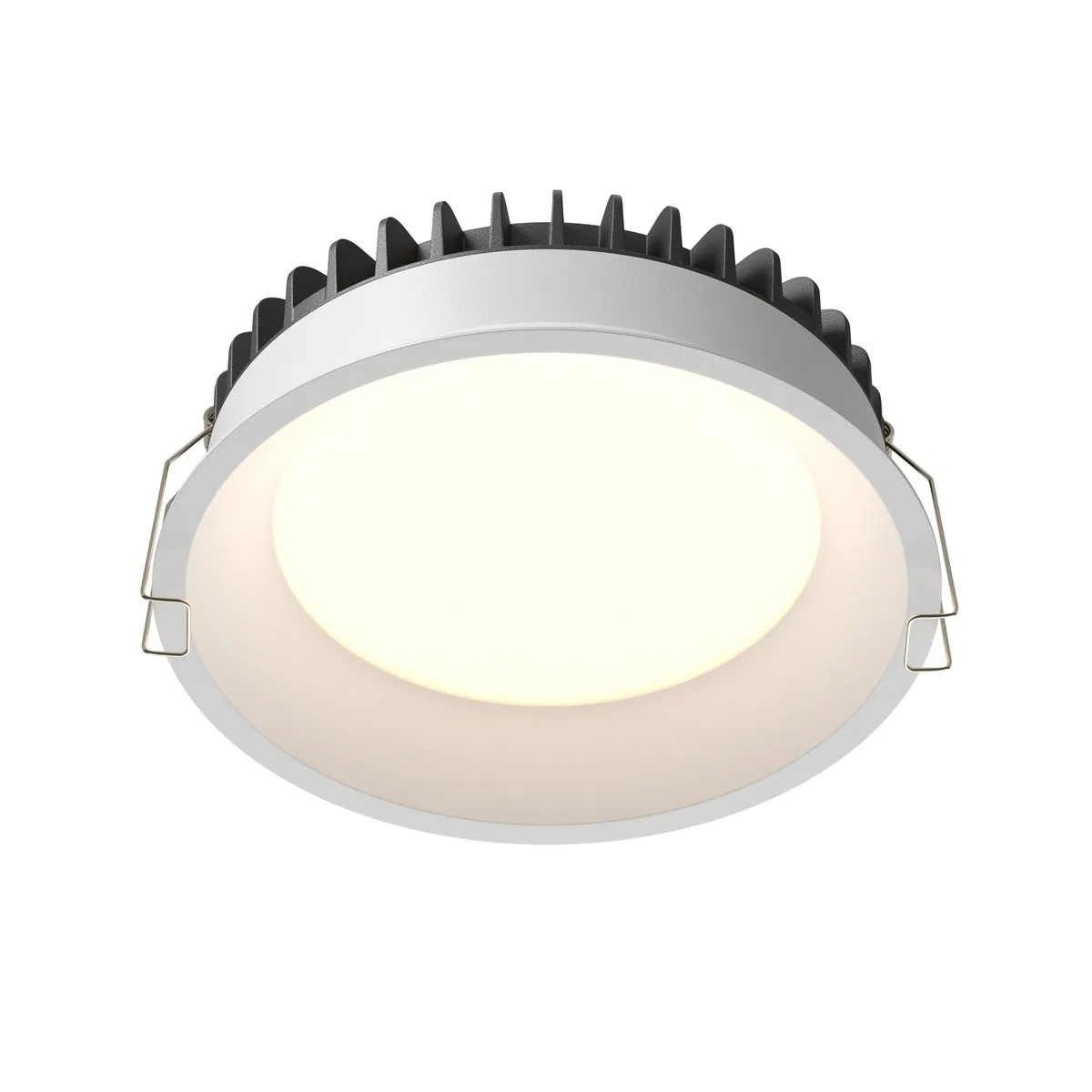 DL055-18W3-4-6K-W Встраиваемый Светильник Downlight 0K 100.0° IP 44 Алюминий и пластик LED Белый 18Вт
