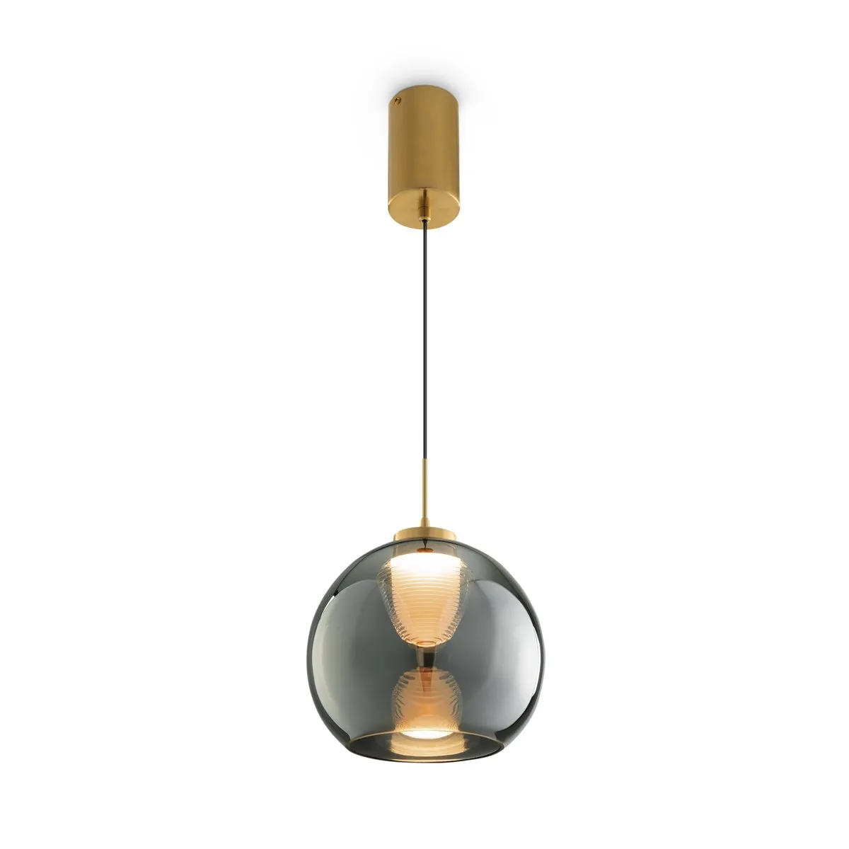 FR5399PL-L4BS2 Подвесной Светильник Modern 3000K 120.0° IP 20 Металл, Стекло LED Латунь Дымчатый 5Вт