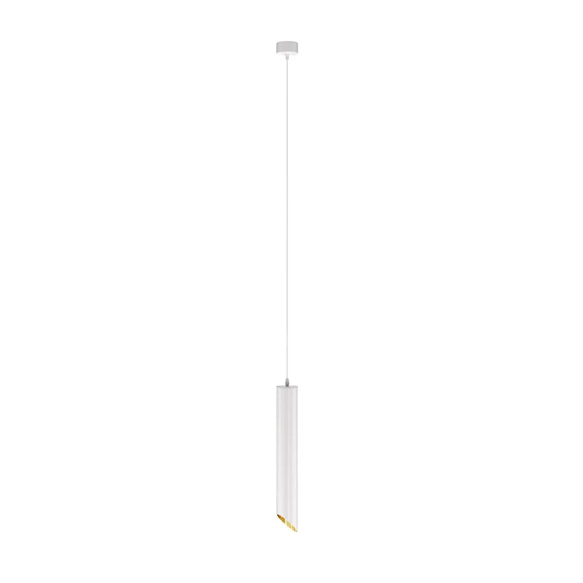 P044PL-01-40GU10-W Подвесной Светильник Pendant 0K 120° IP 20 Алюминий GU10 Белый с Золотом