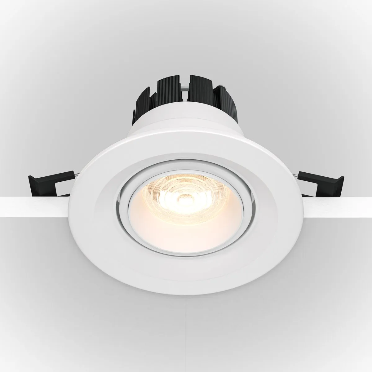 DL052-L7W3K Встраиваемый Светильник Downlight 3000K 60.0° IP 20 Алюминий LED Белый 7Вт