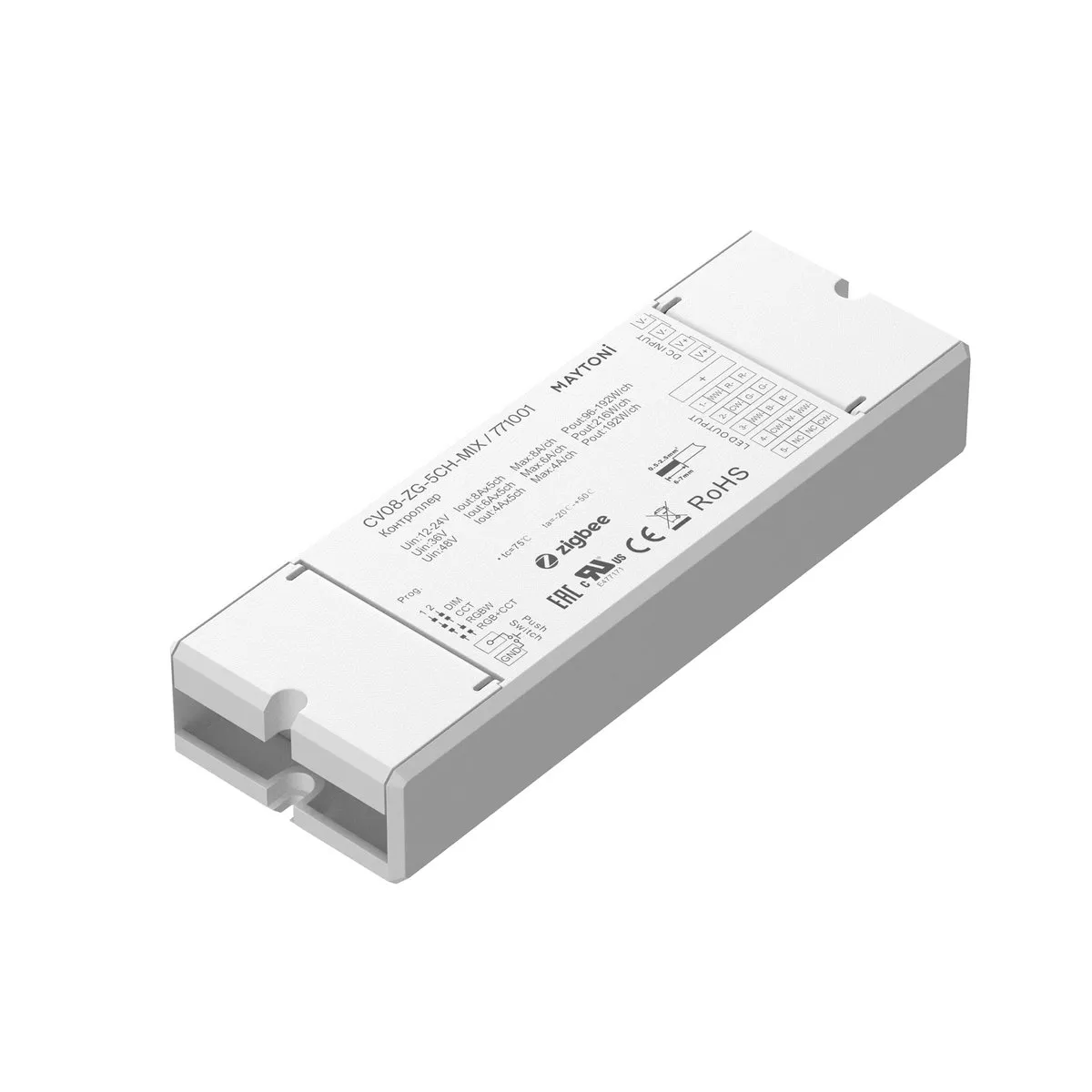 771001 Светильник Zigbee IP 20 Пластик Белый 216Вт