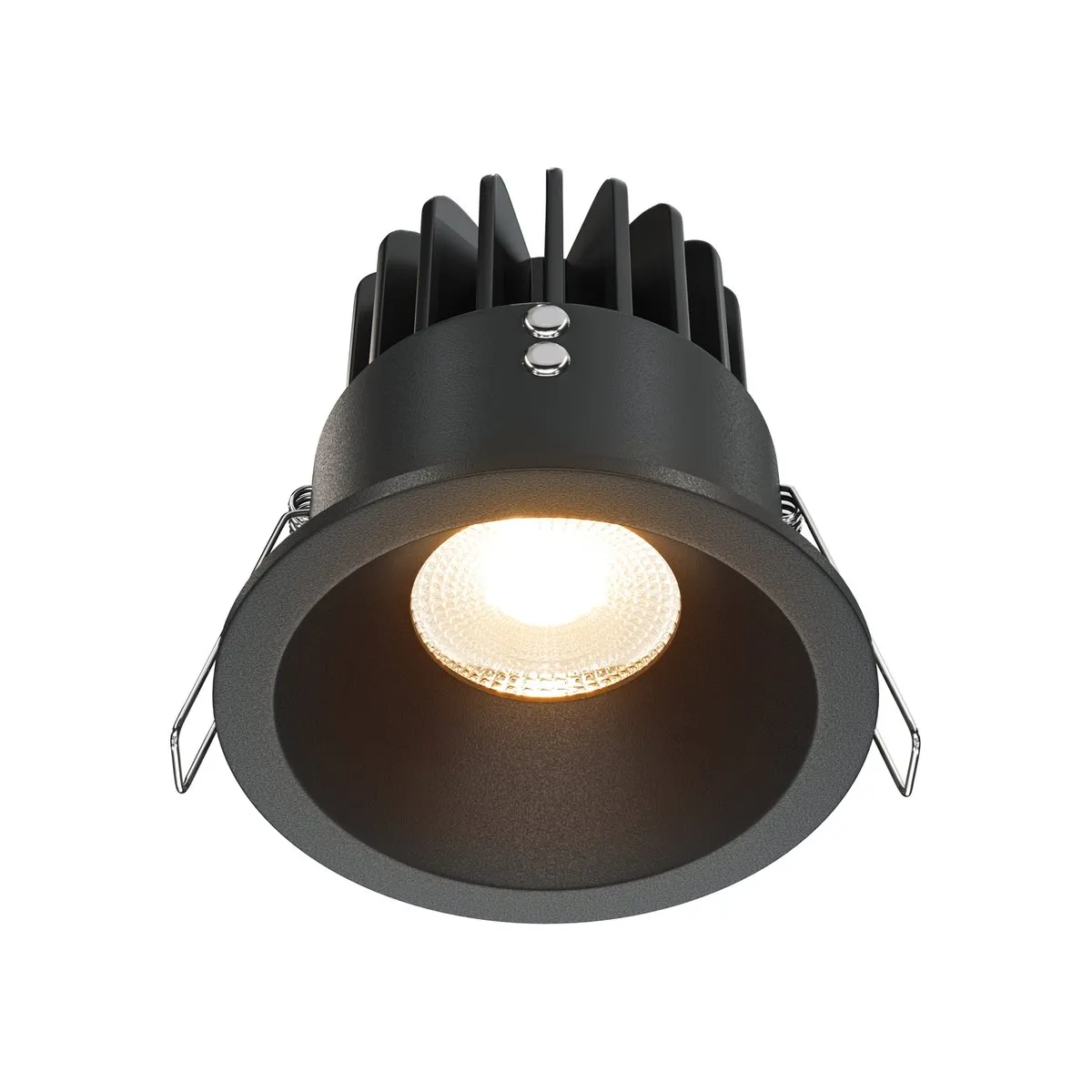 DL034-01-12W2.7K-B Встраиваемый Светильник Downlight 2700K 60.0° IP 65 Алюминий LED Черный 12Вт