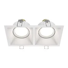 DL029-2-02W Встраиваемый Светильник Downlight 0K 120° IP 20 Алюминий GU10 Белый