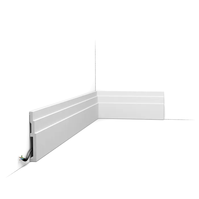 SX180 Плинтус ВЫСОКИЙ ШТРИХ/HIGH LINE  д 200 x в 12 x ш 1,6 см