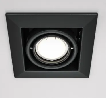 DL008-2-01-B Встраиваемый Светильник Downlight 0K IP 20 Металл GU10 Черный