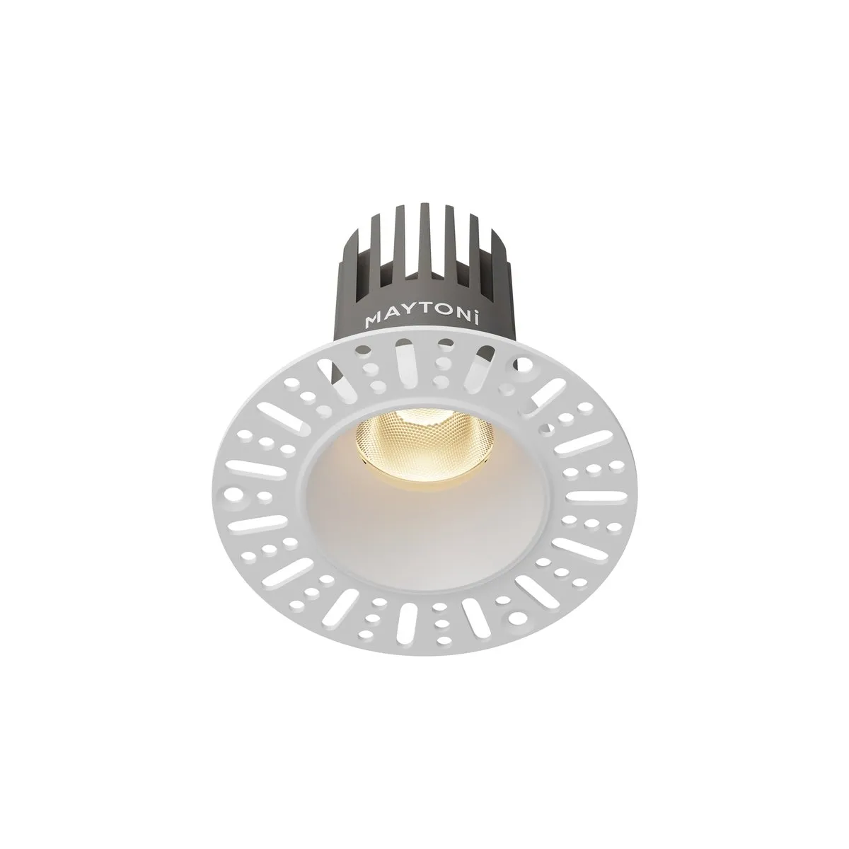 DL124-10W-3K-TRS-W Встраиваемый Светильник Downlight 3000K 9.0° IP 20 Алюминий LED Белый