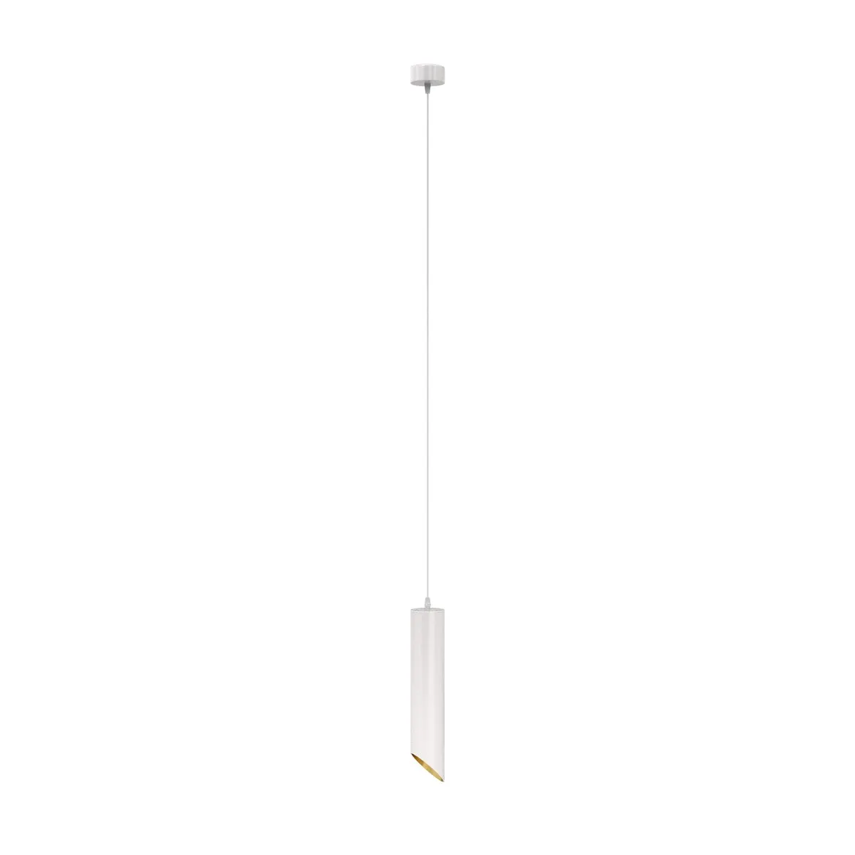 P044PL-01-30GU10-W Подвесной Светильник Pendant 0K 120° IP 20 Алюминий GU10 Белый с Золотом