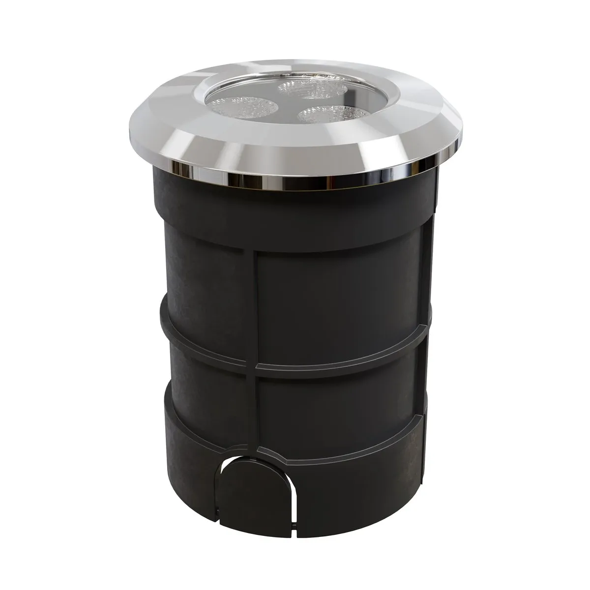 O044DL-L3S3K Встраиваемый Светильник Outdoor 3000K 28.0° IP 67 Нержавеющая Сталь LED Серебро