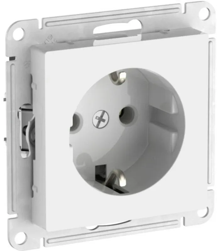 ATN000143 Розетка электрическая Systeme AtlasDesign БЕЛАЯ