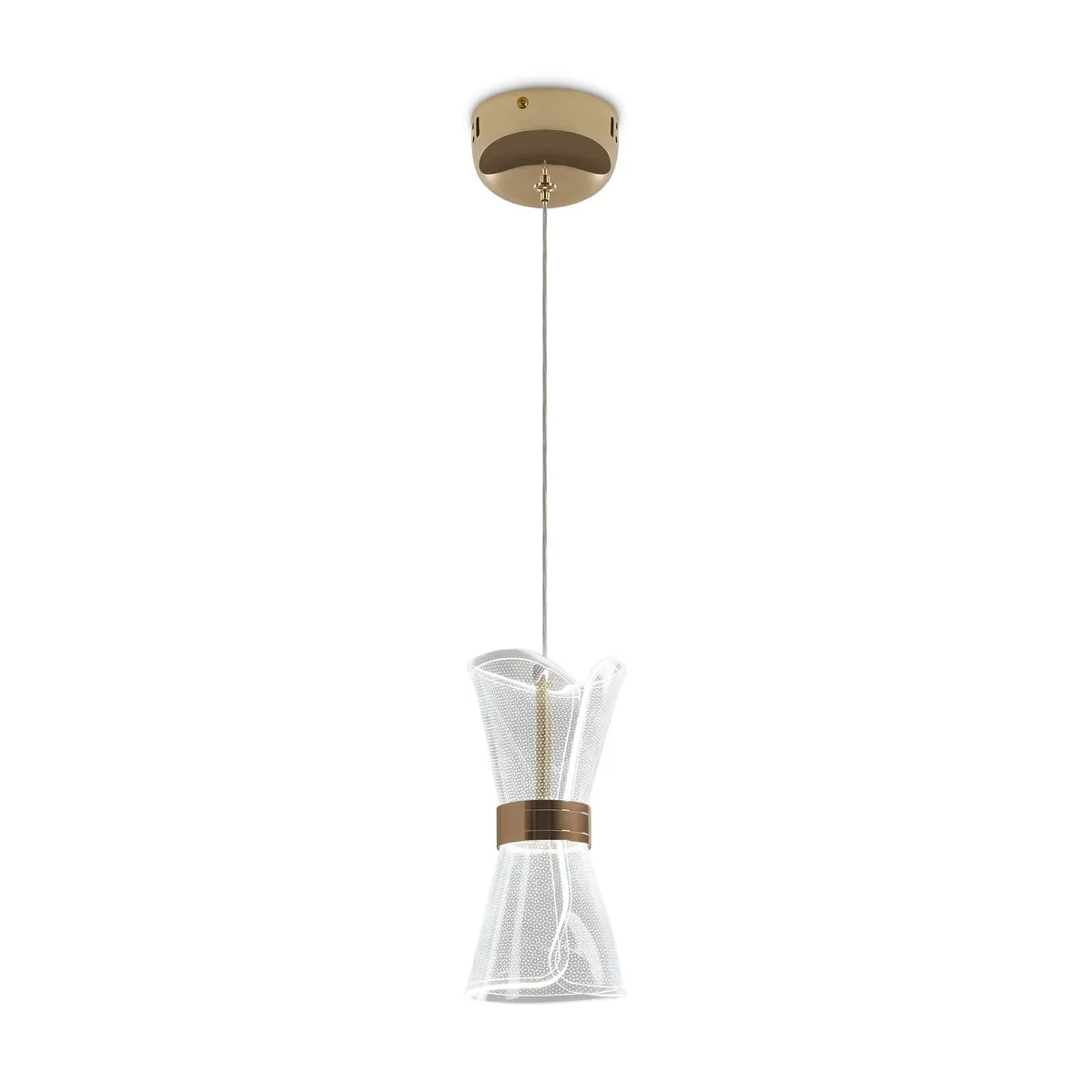 FR5438PL-L6G Подвесной Светильник Modern 3000K 120.0° IP 20 Металл LED Золото Прозрачный 14Вт