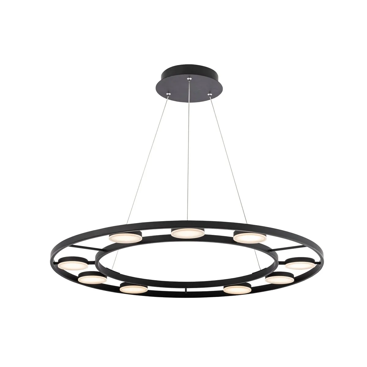 MOD070PL-L63B3K Подвесной Светильник Modern 3000K 120.0° IP 20 Металл, Алюминий LED Черный 63Вт