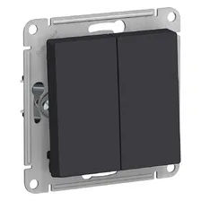 ATN001051 Выключатель двухклавишный Systeme Electric ATLAS DESIGN