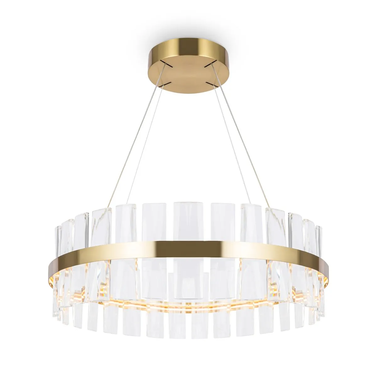 MOD173PL-L45BS3K Подвесной Светильник Modern 3000K 120.0° IP 20 Металл, Хрусталь LED Латунь Прозрачный 45Вт
