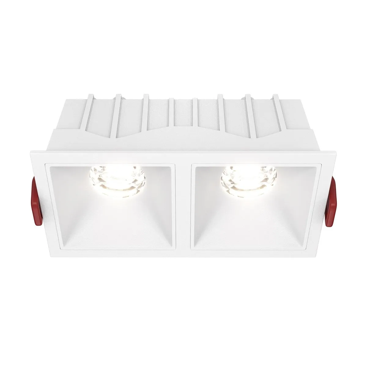 DL043-02-10W4K-SQ-W Встраиваемый Светильник Downlight 4000K 36.0° IP 20 Алюминий и пластик LED Белый 126мм