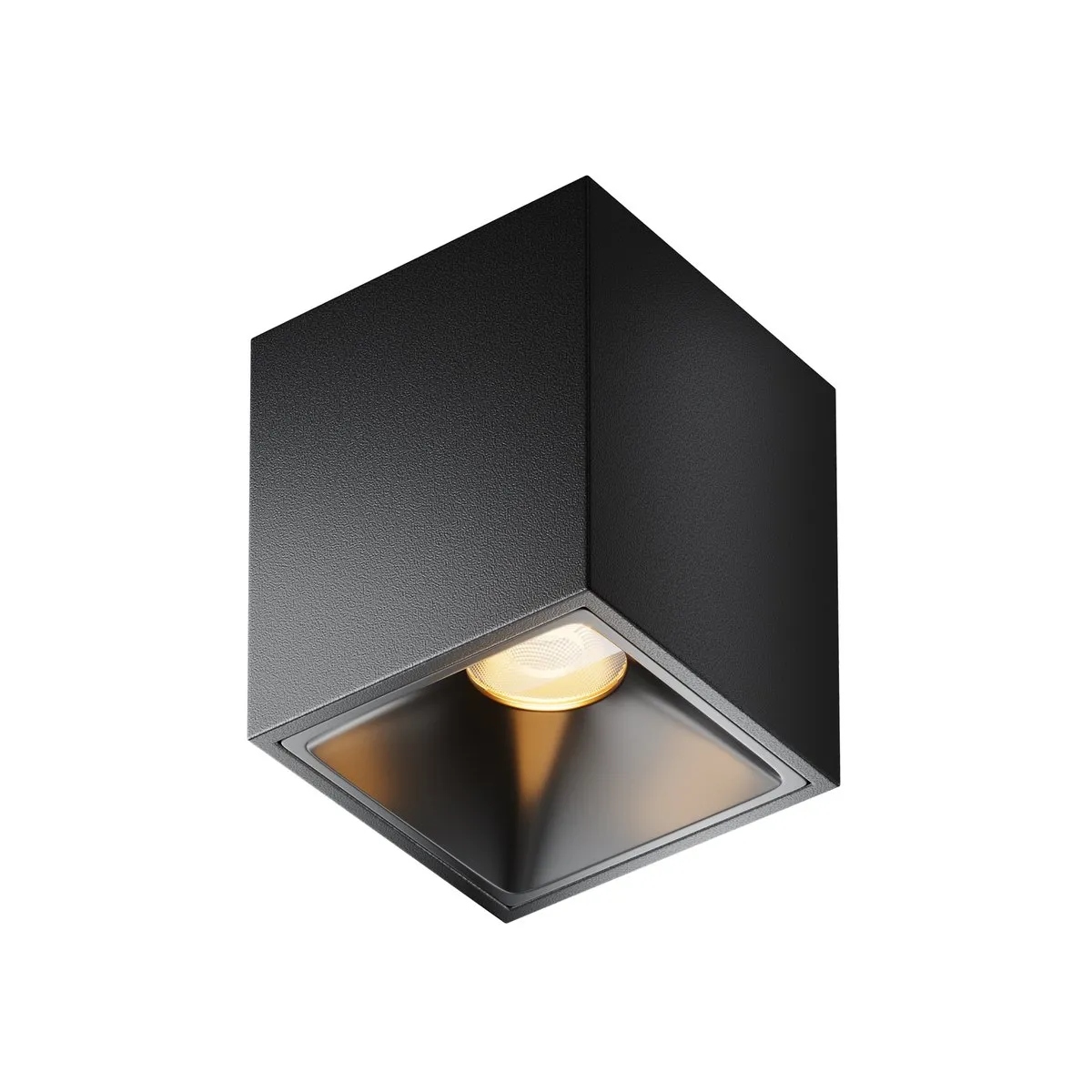 C065CL-8W2.7K-SQ-B Потолочный Светильник Ceiling 2700K 50.0° IP 20 Алюминий LED Черный 8Вт