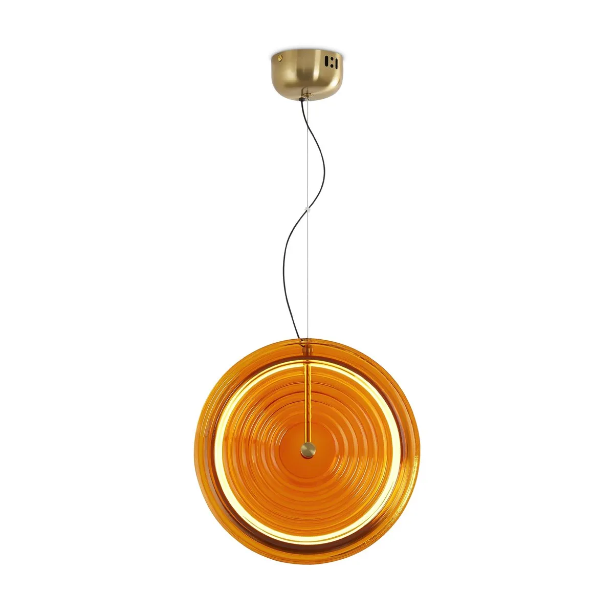 FR5442PL-L11YW Подвесной Светильник Modern 3000K 120.0° IP 20 Металл, Стекло LED Латунь Оранжевый 11Вт