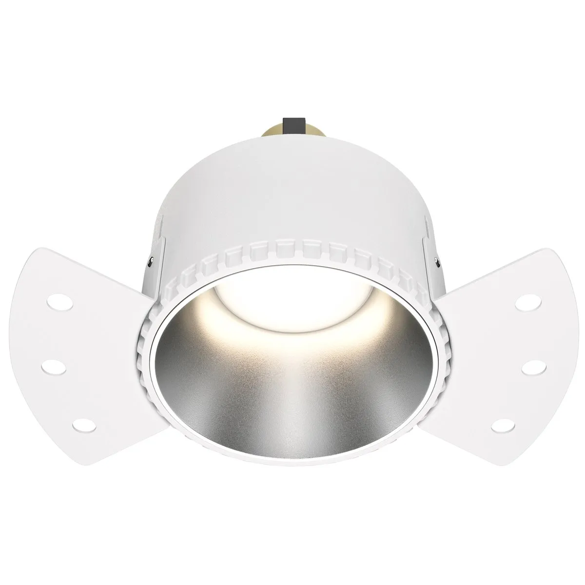 DL051-01-GU10-RD-WS Встраиваемый Светильник Downlight 0K 120° IP 20 Алюминий и пластик GU10 Белый