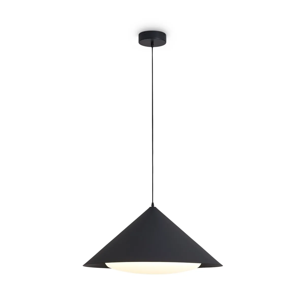 FR6181PL-L16B Подвесной Светильник LED 3100K 120.0° IP 20 Металл, Акрил LED Черный Белый 16Вт