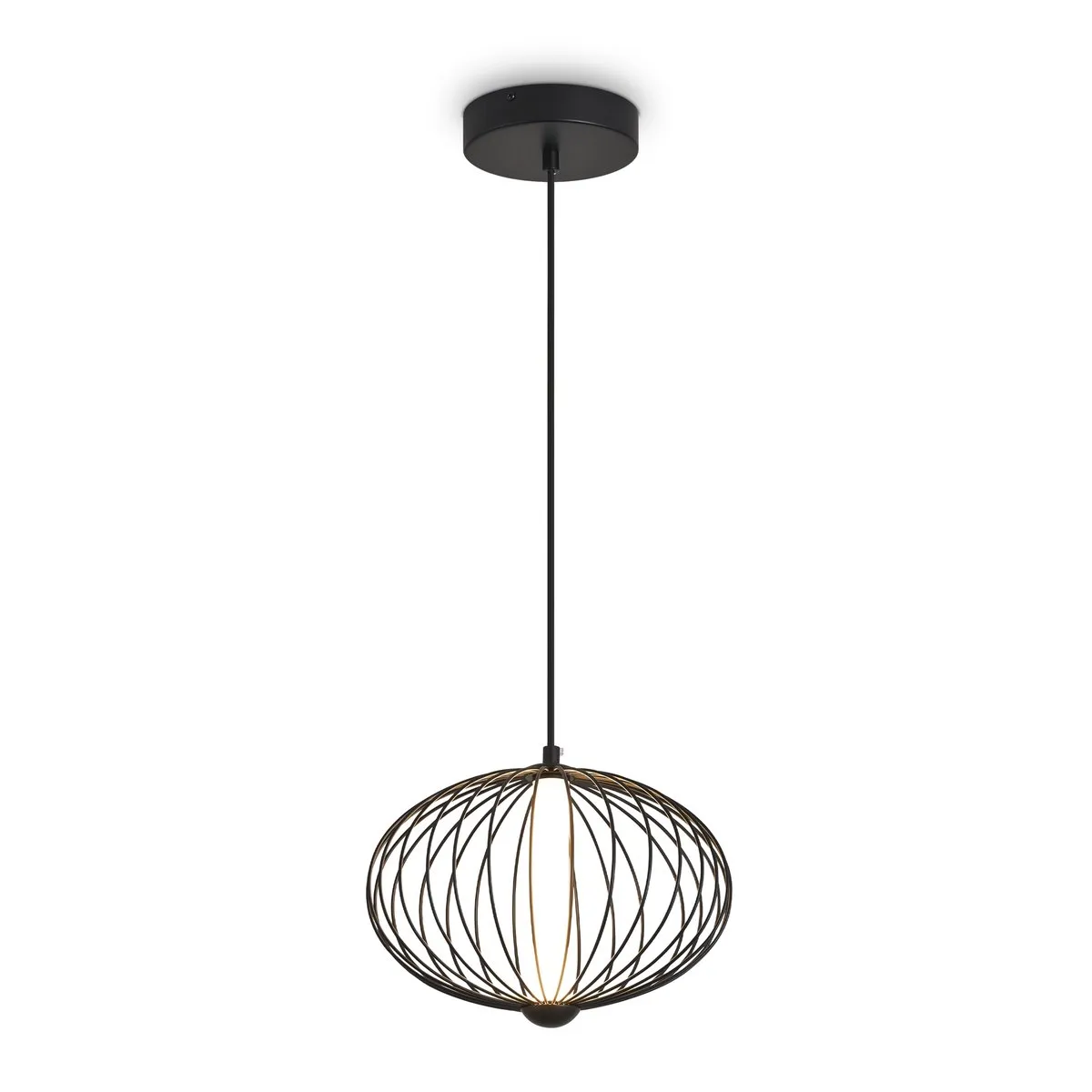 FR6131PL-L10B Подвесной Светильник LED 3000K 360.0° IP 20 Металл LED Черный 8Вт