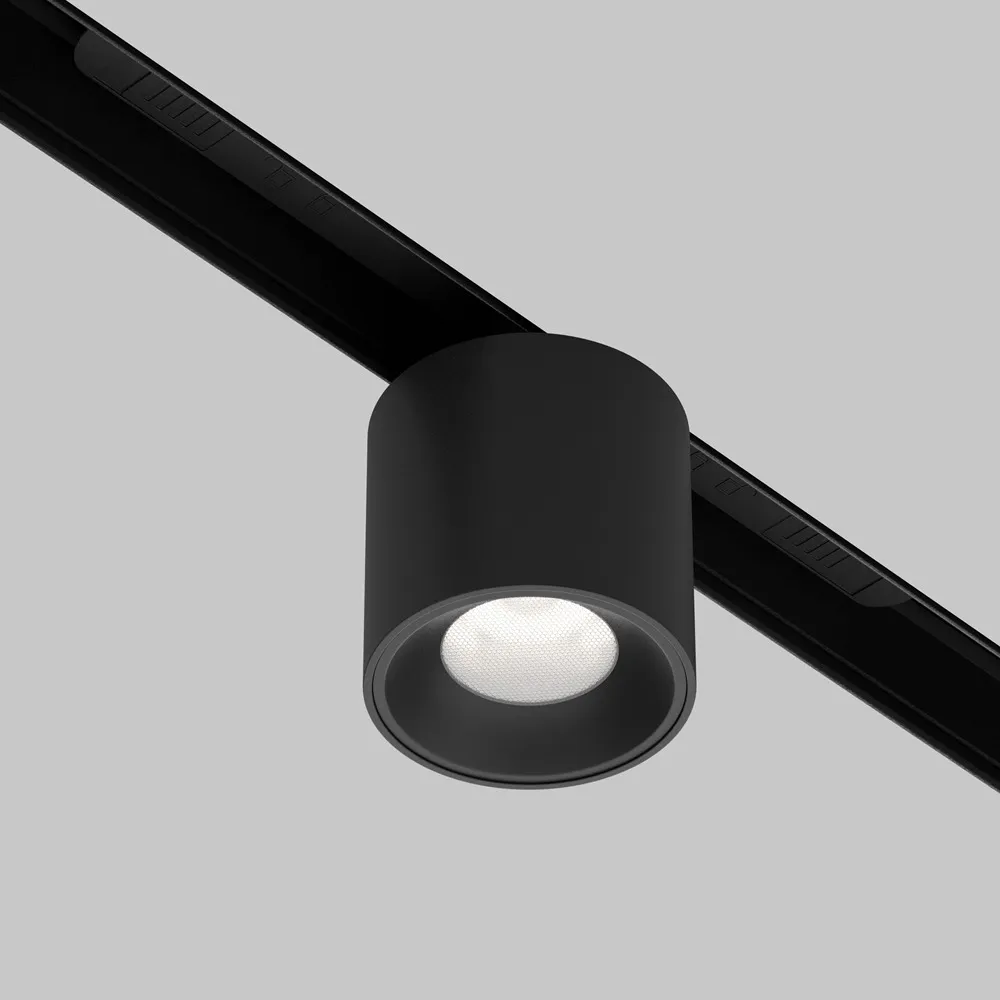 TR132-4-7W-DS-B Трековый Светильник Магнитная трековая система 23мм EXILITY 0K 50.0° IP 20 Алюминий LED Черный 7Вт