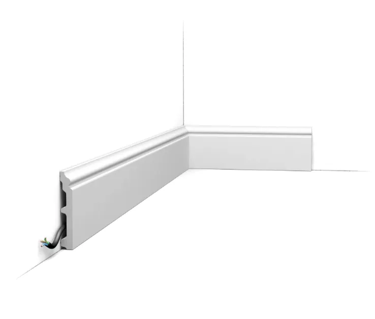 SX173 КОНТУР/CONTOUR Плинтус напольный д 200 x в 10 x ш 1,6 см Duropolymer® ORAC DECOR‎
