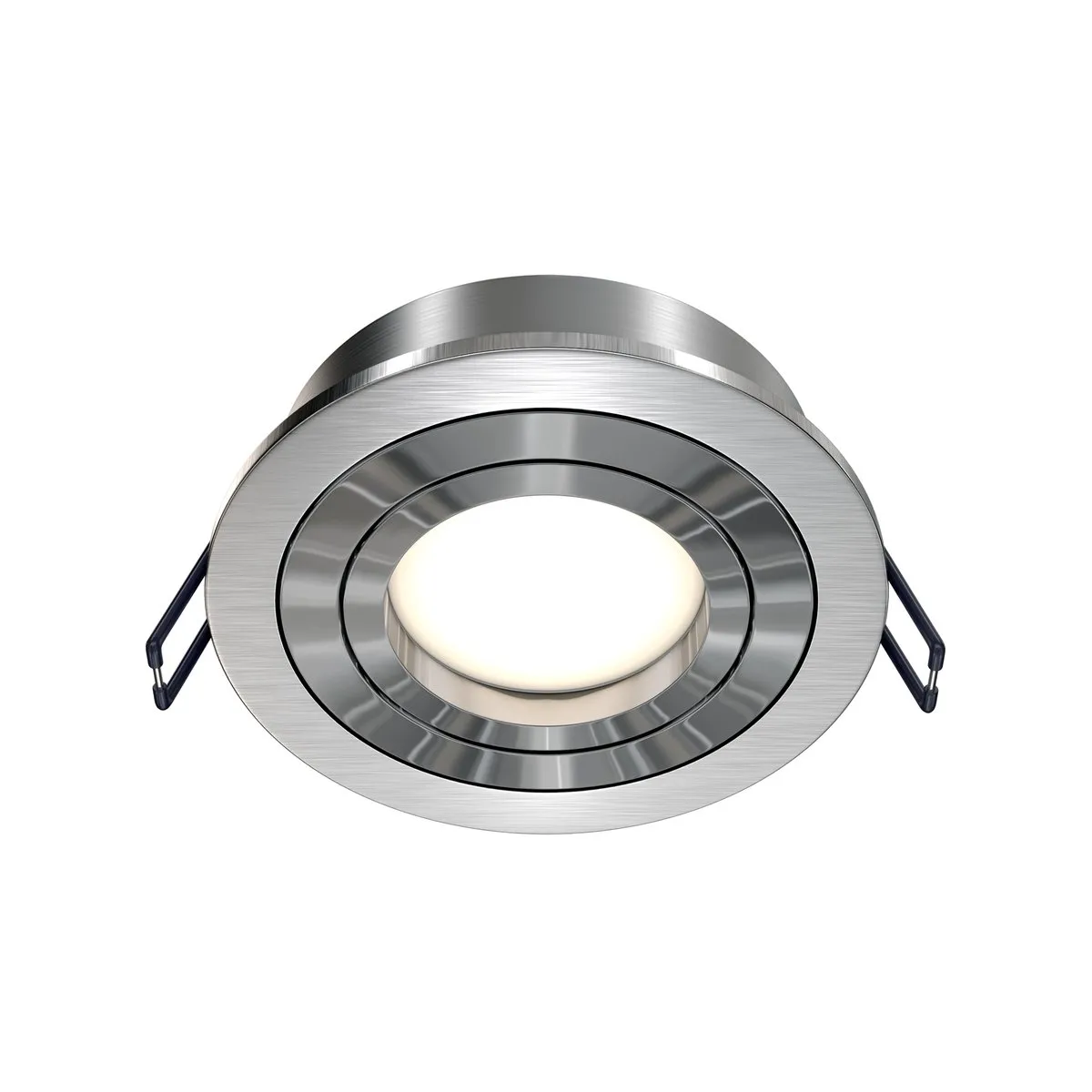 DL023-2-01S Встраиваемый Светильник Downlight 0K IP 20 Алюминий GU10 Серебро