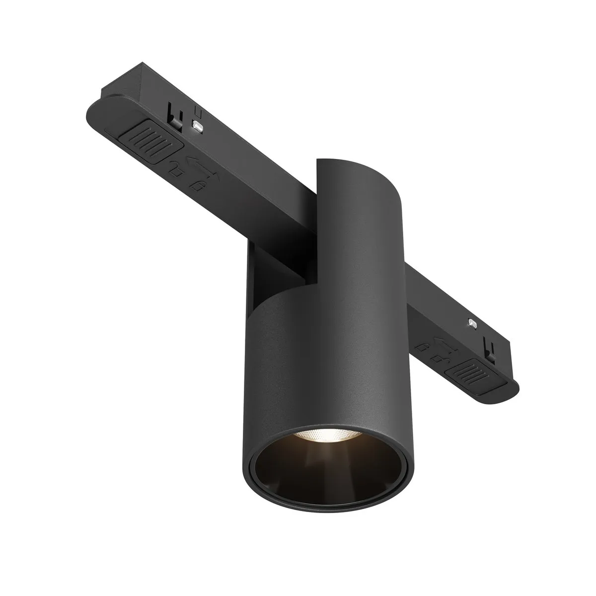 TR122-4-7W-DS-B Трековый Светильник Магнитная трековая система 23мм EXILITY 0K 50.0° IP 20 Алюминий LED Черный 7Вт