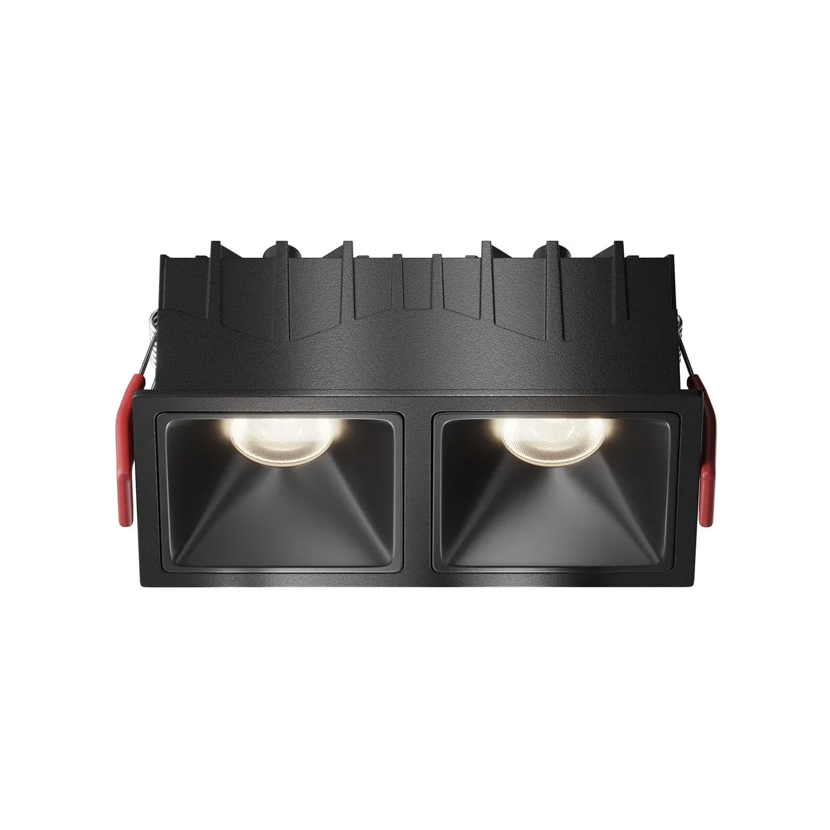 DL043-02-10W4K-SQ-B-1 Встраиваемый Светильник Downlight 4000K 50.0° IP 20 Алюминий LED Черный