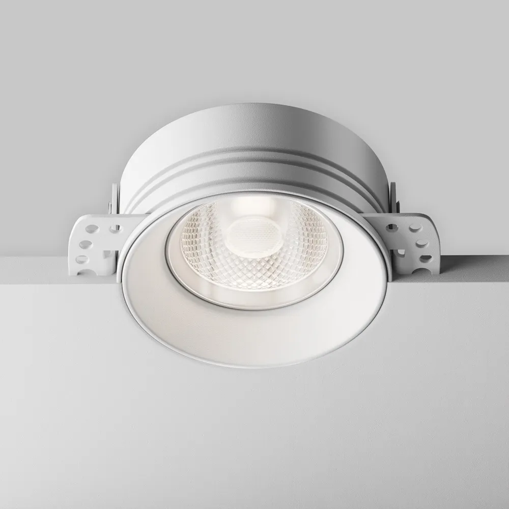 DL101-GU10-TRS-W Встраиваемый Светильник Downlight 0K 120° IP 44 Алюминий GU10 Белый