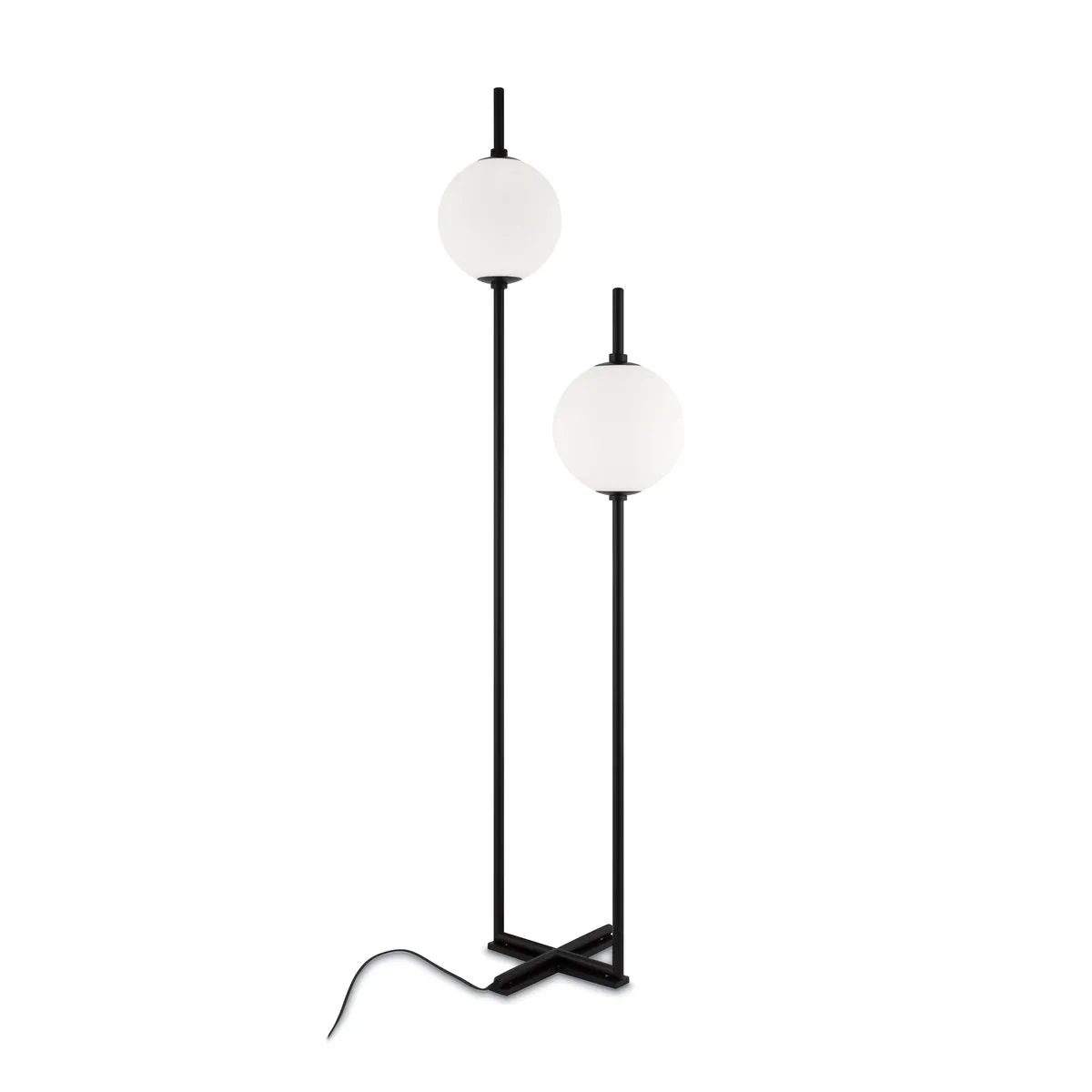 Z020FL-L12BK Напольный Светильник Table & Floor 3000K 360.0° IP 20 Металл, Стекло LED Черный Белый 12Вт