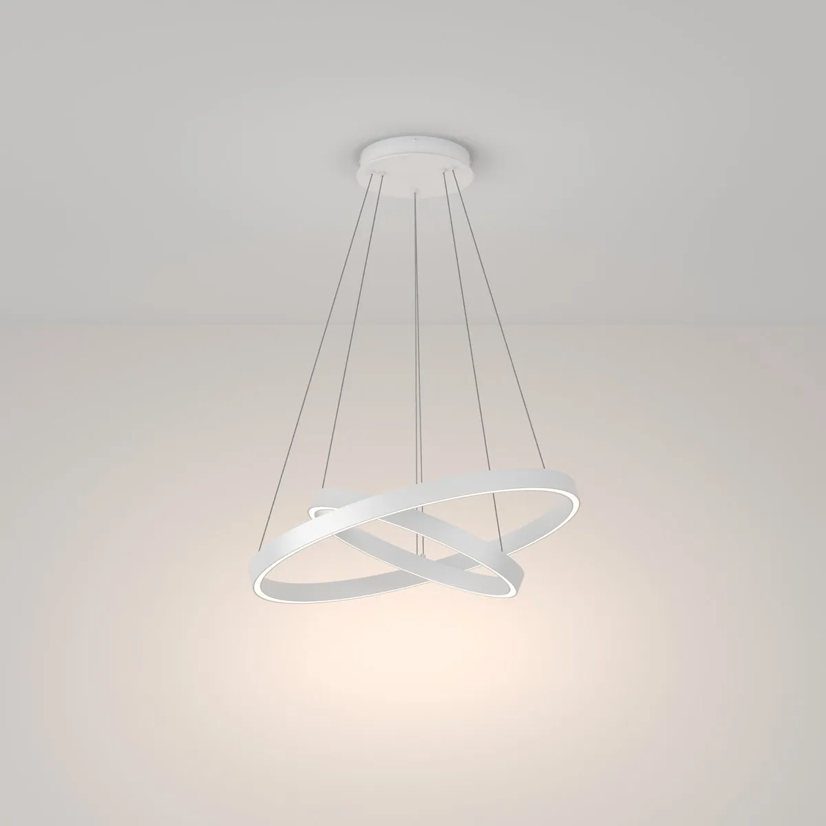 MOD058PL-L55W4K Подвесной Светильник Modern 4000K 120.0° IP 20 Алюминий, Силикон LED Белый 61Вт