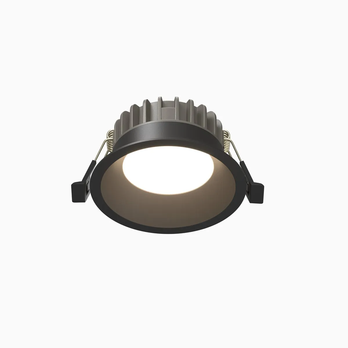 DL055-8W3-4-6K-B Встраиваемый Светильник Downlight 6000K 100.0° IP 44 Алюминий LED Черный 8Вт