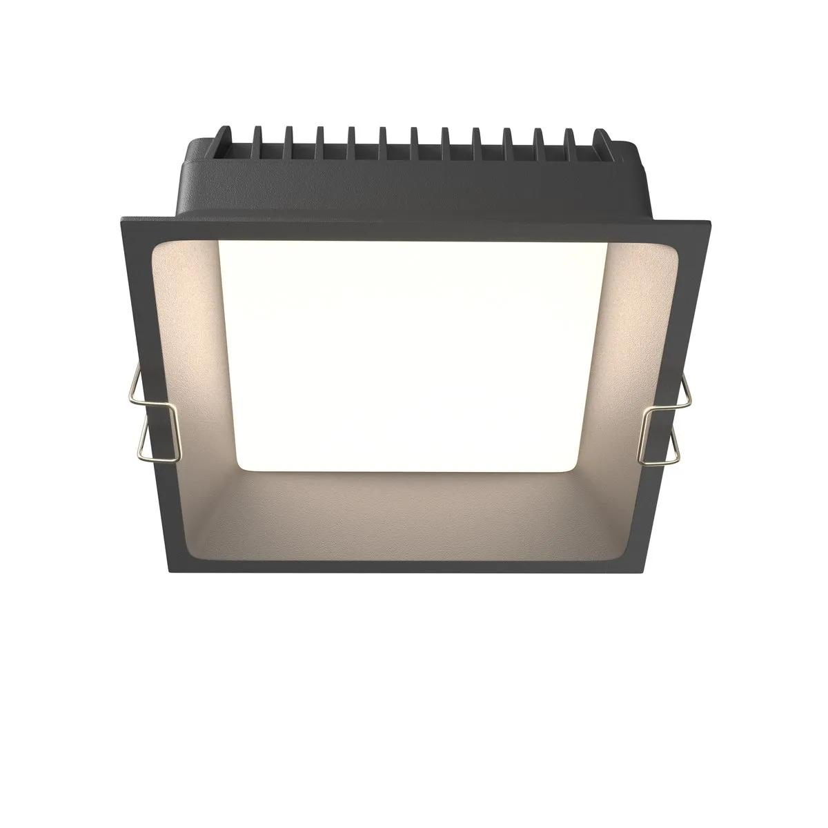 DL056-18W3-4-6K-B Встраиваемый Светильник Downlight 0K 100.0° IP 44 Алюминий и пластик LED Черный 18Вт 145мм