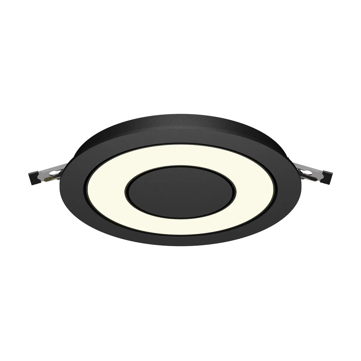 DL102-12W3K-B Встраиваемый Светильник Downlight 3000K 110.0° IP 20 Алюминий LED Черный 12Вт