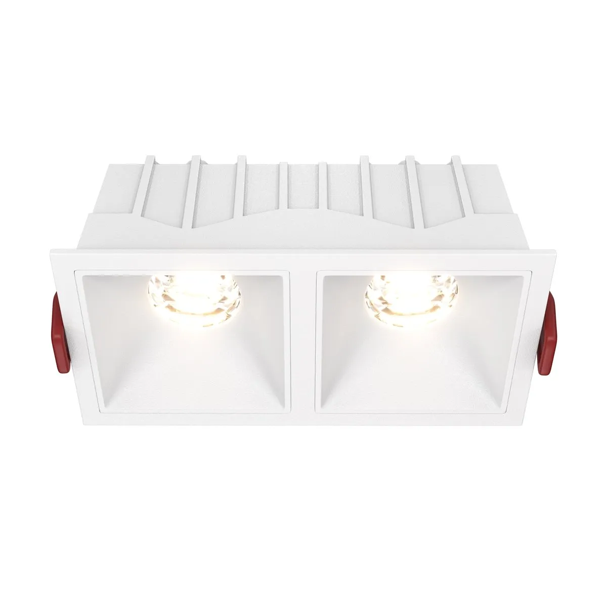 DL043-02-10W3K-SQ-W Встраиваемый Светильник Downlight 3000K 36.0° IP 20 Алюминий и пластик LED Белый 126мм