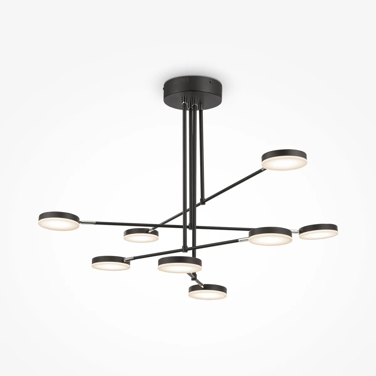 MOD070PL-L48B3K Подвесной Светильник Modern 3000K 120.0° IP 20 Металл, Алюминий LED Черный 49Вт
