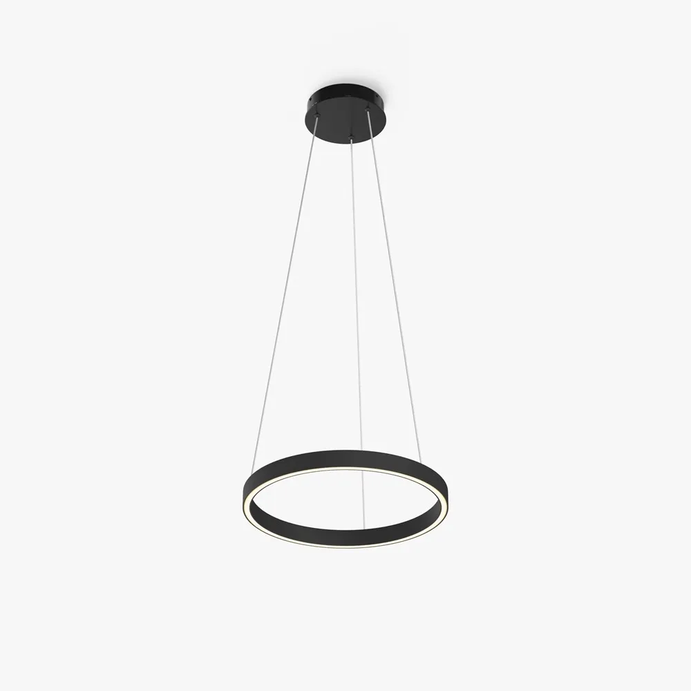 MOD058PL-L22BK Подвесной Светильник Modern 0K 120.0° IP 20 Алюминий, Силикон LED Черный Белый 24Вт