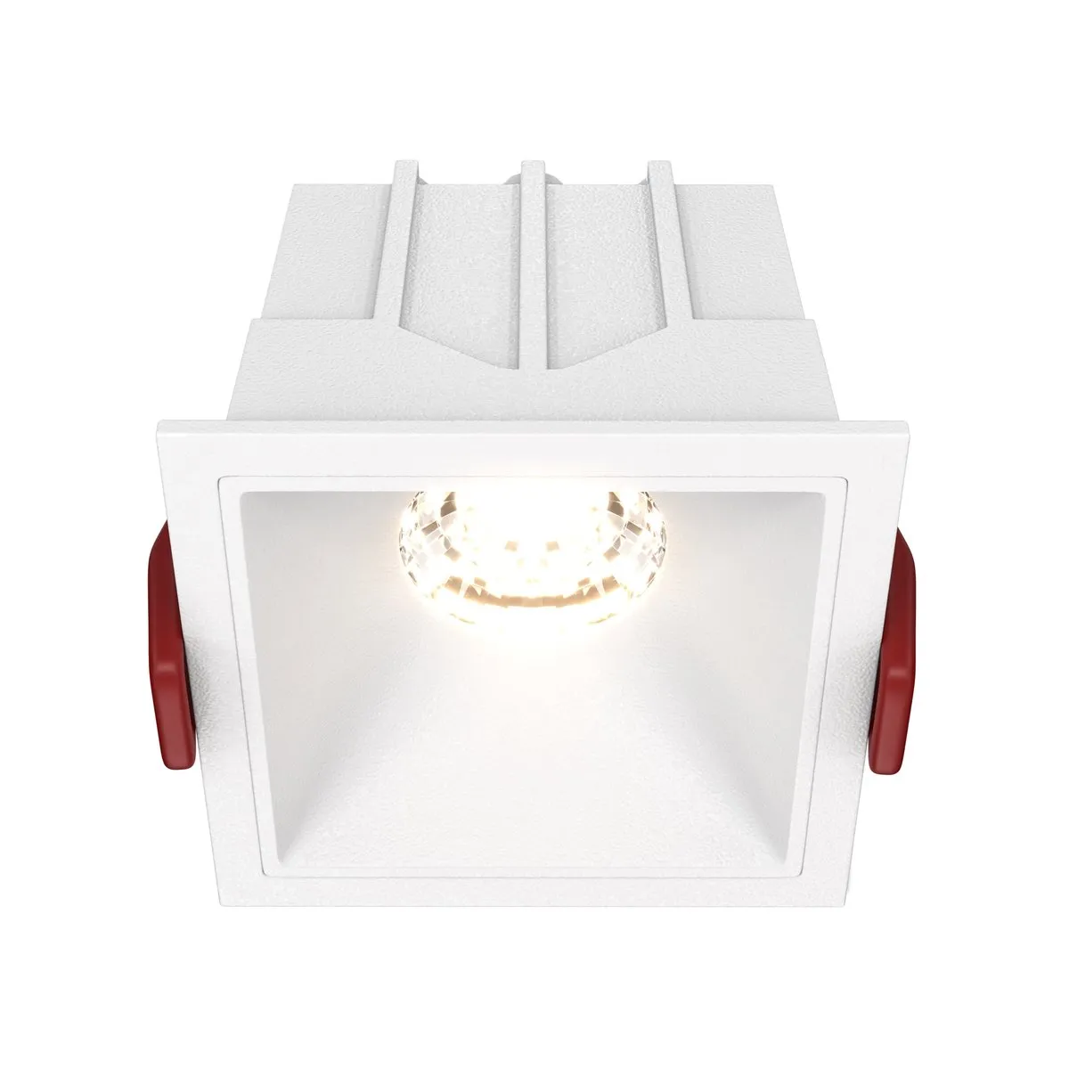 DL043-01-10W3K-D-SQ-W Встраиваемый Светильник Downlight 3000K 36.0° IP 20 Алюминий и пластик LED Белый 10Вт 65мм