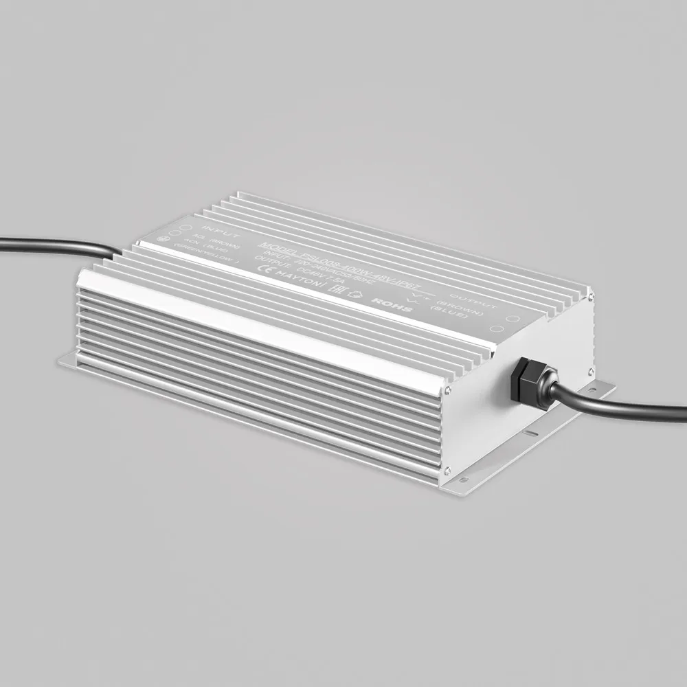 TRA172DR-100W-DS-B Светильник Блоки питания 48В 0K 120° IP 54 Алюминий Черный 100Вт