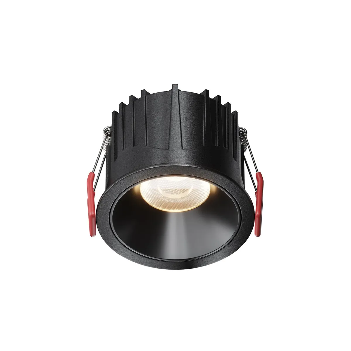 DL043-01-15W3K-RD-B-1 Встраиваемый Светильник Downlight 3000K 60.0° IP 20 Алюминий LED Черный 15Вт